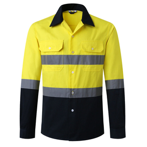 Good Quality <b>High</b> Visibility 100% Polyester Quick Dry Reflective Safety <b>t</b> <b>Shirts</b> Custom Best Safety Wear Reflective OEM - Product Image 5