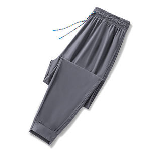 Oem design de logo personnalisé pantalon de sport extensible mince et ample de grande taille pour hommes vêtements d'extérieur parfaits pour l'été - Product Image 2