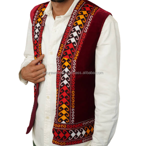 Nuevo chaleco tradicional para hombre, abrigos en la cintura, ropa exterior, traje para hombre Shalwar Kameez, ropa bordada de talla grande para hombre - Product Image 2