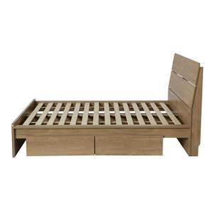 Cadre de lit double et queen/king en bois massif scandinave et moderne pour l'ameublement de la maison - Product Image 5