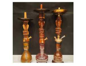 มอระกู่ทำจากไม้แกะสลักด้วยมือมอระกู่อียิปต์ - Product Image 4