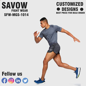 Short de gymnastique en coton mélangé pour homme, intérieur doux brossé avec cordon élastique à la taille et poches latérales, confortable pour un entraînement léger - Product Image 5