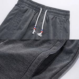 Pantalones cortos Cargo de verano para hombre, pantalones cortos de palmera, estampado de puesta de sol púrpura, pantalones cortos informales para hombre, pantalones cortos de Color sólido para hombre - Product Image 3