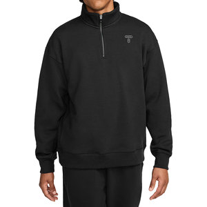 Sweat-shirt polaire uni léger et respirant en mélange coton/élasthanne, personnalisable avec logo, pour hommes – Vente en gros - Product Image 5