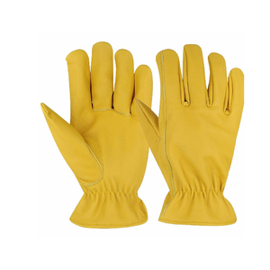 Guantes de conductor de cuero de malla transpirable ideales para verano impermeables con protección de manos Guante de cuero de protección para todo tipo de clima - Product Image 1