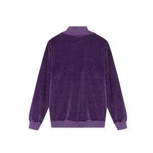 Men's Fashionable <b>Velour</b> LS Mock Zip Fitness Sportswear Winter Breathable Windproof Custom Reversible Plus Size - Product Image 2