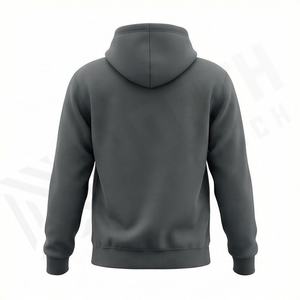 Sweat à capuche oversize personnalisé imprimé et brodé, uni ou graphique, pour homme, style streetwear tendance, en coton, pull décontracté pour jeune. - Product Image 2