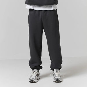 Ensemble de survêtement décontracté en coton 100% respirant, poids lourd, uni, avec logo personnalisé, sweat-shirt à capuche, pantalon de jogging, imprimé numérique, tenue évasée - Product Image 4