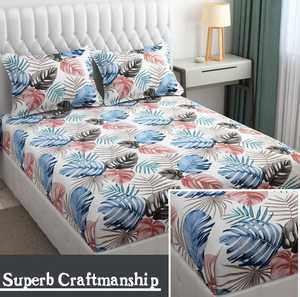 Juego de sábanas de algodón de calidad de 3 piezas de estilo clásico con estampado Floral sólido, cómodo e ideal para regalar - Product Image 4