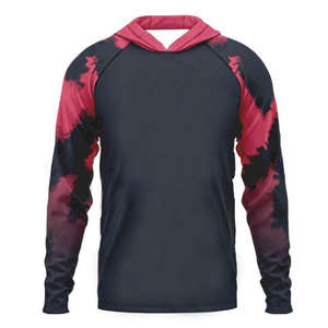 Camisa DE PESCA DE Spandex de poliéster por sublimación para hombres, camisas de manga larga con capucha de diseño personalizado, camisa de pesca con capucha de secado rápido - Product Image 3