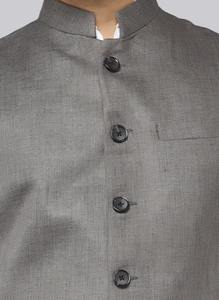 Best Quality <b>Mens</b> Elegant Dark <b>Grey</b> <b>Waistcoat</b> for Business Wear Hotel Staff Uniforms Events Ceremonies and Daily Office Use - Product Image 4