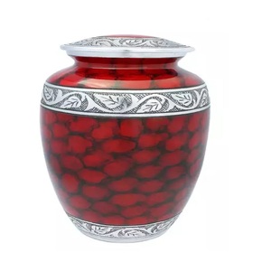 Venta caliente urna de cremación de latón nuevo recuerdo de metal conmemorativo de cenizas funerarias al por mayor para humanos y perros - Product Image 3