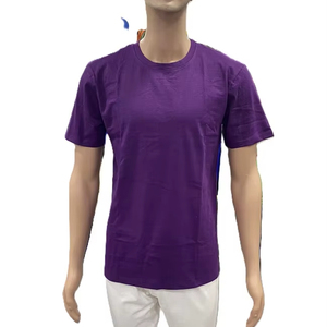 T-shirt en coton et polyester pour homme, écologique, séchage rapide, imprimé en sérigraphie, couleurs et tailles personnalisables, fabriqué en Inde (Bombay), fournisseur - Product Image 1
