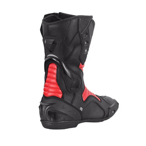 Precio al por mayor de calidad superior por encargo zapatos de carreras de motos moto de cuero real Touring bota clásica - Product Image 4