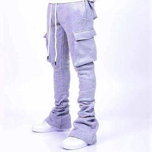 100% coton Streetwear Jogger Style French Terry Pantalons de survêtement pour garçons et adultes - Product Image 4