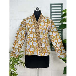 Autumn Winter Silk <b>Quilted</b> Reversible Jacket Soft Lightweight with Perfect Warmth Finished Processing - Product Image 4