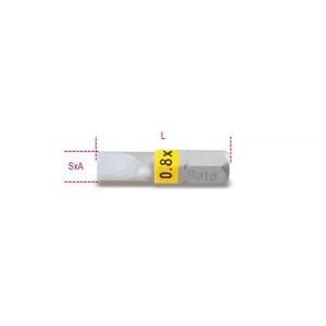 BETA 1/4 ''Douille Multi-Pack Bits Colorés pour Vis à Tête Fendue - Product Image 2