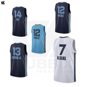 Maillot de basket-ball Memphis 2024-25, haute qualité, 100% polyester, logo personnalisé cousu, broderie 3D, uniforme d'équipe pour la saison d'hiver - Product Image 3