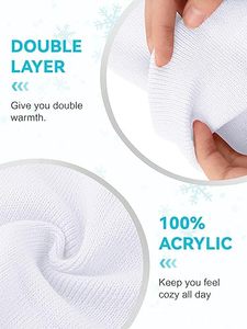 2025 New Design Wool/Cotton Breathable <b>Waterproof</b> Jacquard Unisex Adult <b>Beanie</b> Hats OEM Service Wholesale Custom Made High - Product Image 4