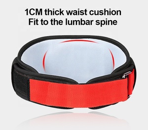Ceinture de musculation, ceinture de soutien lombaire pour la musculation avec chaîne métallique - Product Image 5
