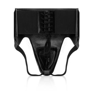 Protector de ingle de cuero de alta calidad, protección integral para entrenamiento de boxeo Muay Thai Karate, cómodo a la venta - Product Image 6