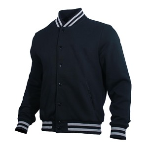 OEM personalizado Unisex chaqueta de béisbol uniforme universitario en Cachemira frente Logo CollegeBaseballjacket para los hombres DDP Envío - Product Image 3