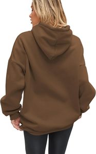 Sudadera con capucha y logotipo personalizado OEM para mujer, sudadera polar de manga larga, proveedor de etiqueta privada, fábrica mayorista - Product Image 5