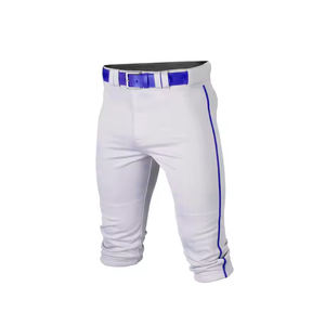 Custom Team logo Full Sublimation White Baseball Pants Youth <b>Knickers</b> - Product Image 4
