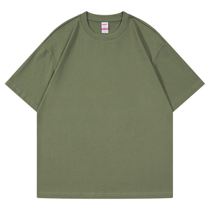 Camiseta de Algodón Extra Grande Estilo Urbano, Peso Pesado 260 Gsm, Informal, Transpirable, para Uso Diario, para Hombre - Product Image 6