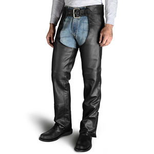 Cuero de los hombres hechos a medida Full Chaps Diseño personalizado y color Tamaño adulto para la aplicación de equitación - Product Image 1