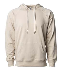 Men's Terry Pullover Hooded Sweatshirt BELLA + CANVAS Unisex Sponge Fleece Pullover Sweatshirt Blank 3719 Hoodies - Product Image 2