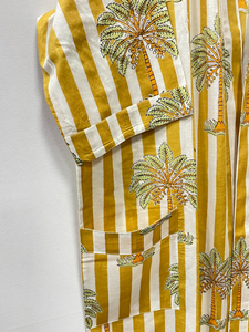 Robe Kimono Longue en Coton Imprimé Floral Luxe Vintage pour Femme – Idéale comme Cache-Maillot de Plage, Robe de Nuit ou de Sommeil - Product Image 6