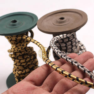 Cordones de cuerda personalizados de tela de encaje de tul francés para decoraciones de uniformes accesorios de uniformes ceremoniales - Product Image 6