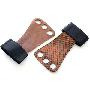 Nouvelles poignées de gymnastique en cuir pour la musculation, 2 ou 3 trous, pour l'entraînement - Product Image 6