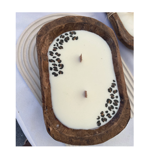 Bougies de parfum de bol de pâte en bois Design moderne personnalisé Paulownia rustique Vintage pour bougie de haute qualité - Product Image 6