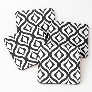 2024 Enamel Printed Wood <b>Coasters</b> Set for Drink Wood <b>Coasters</b> with <b>Cork</b> for Coffee Tea Trendy Product From Indian Manufacture - Product Image 2
