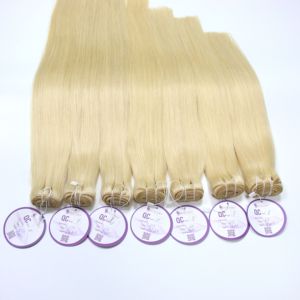 Le meilleur des cheveux paquets de cheveux humains vierges Double dessiné 16-28 pouces cheveux raides avec prix de gros OEM OBM - Product Image 3