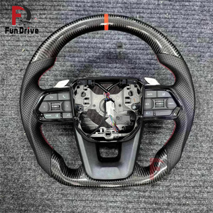 Volant universel en fibre de carbone LED Gr Sport pour Toyota <span class=keywords><strong>Aqua</strong></span> Wigo Vellfire Anh20 Gr300 LC200 Vellfire Sienna Venza RAV4 - Product Image 3
