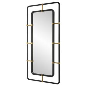 Stainless steel matte <b>black</b> rectangular wall <b>mirror</b> hotel apartment living room bedroom hallway wall decoration dressing <b>mirror</b> - Product Image 3