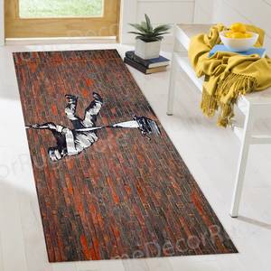 Alfombra Estampada: Alfombras de Entrada, Alfombras con Diseños de Pinturas, Alfombras con Diseño de Banksy Leyendo en la Cárcel, Alfombra Suave con Pelo Corto - Product Image 5