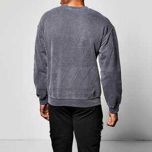 Sudaderas de mezcla de algodón de color sólido Precio barato Sudaderas para hombres Sudaderas ligeras para hombres - Product Image 3