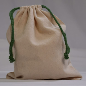 Venta al por mayor de bolsos de algodón de lujo personalizables con cordón, bolsa blanca ecológica para el polvo, logotipo personalizable para almacenamiento de regalos - Product Image 5