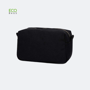 Vietnam Factory 100% Cotton <b>Canvas</b> Women Cosmetic Makeup <b>Bags</b> Zipper Wholesale MOQ 300PCS Customized Printing Letter Vintage - Product Image 1