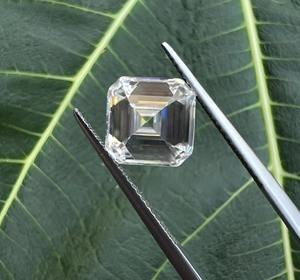 Diamant de laboratoire de taille Asscher certifié IGI, qualité VVS, pour la fabrication de bijoux, pierres brutes de taille fantaisie, directement du fabricant - Product Image 2