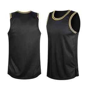 Maillot de basket-ball unisexe pour adultes, col rond, respirant, à séchage rapide, anti-transpiration, en maille 100% polyester, imprimé sur mesure - Product Image 2