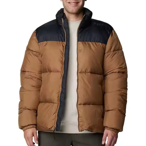 Chaqueta de burbuja de diseño único informal personalizada profesional para hombre, chaqueta acolchada impermeable para hombre, ropa de calle - Product Image 1