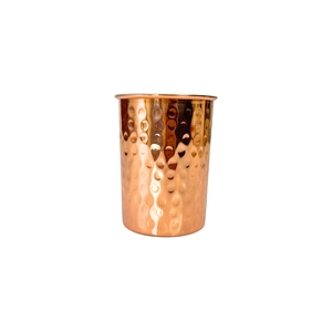 Vaso de Cobre Puro Martillado de 16 oz, Taza de Vino de Cobre sin Tallo, Vajilla Artesanal Ecológica, Vaso de Metal para Bar al por Mayor, Vaso de Cobre - Product Image 4