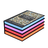 Service d'impression de carnets/agendas personnalisés à couverture rigide, option cadeau à feuilles mobiles, designs exquis à bords pulvérisés, fabrication OEM