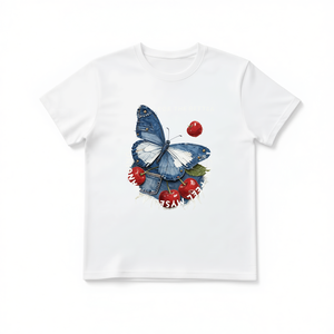 T-Shirt Unisex 100% Cotone Stile Casual con Stampa Personalizzata di Rose, Taglia 2XL, 210GSM, Metodo di Stampa DTG - Product Image 2