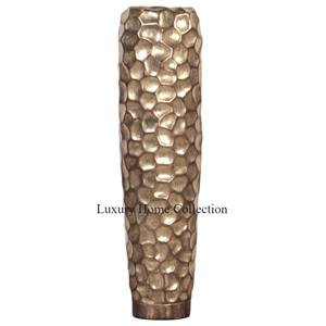 แจกันดอกไม้ตกแต่งบ้านรอยัลวิลลาสีทองพร้อมที่ใส่ดอกไม้7ใบทรงกลมที่ดีที่สุดสำหรับงานแต่งงานและงานเลี้ยงชิ้นกลางโต๊ะ - Product Image 2